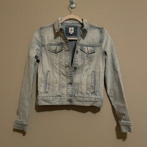 True Craft, XS Skinny Fit, Light Wash, Distressed, Jean Jacket